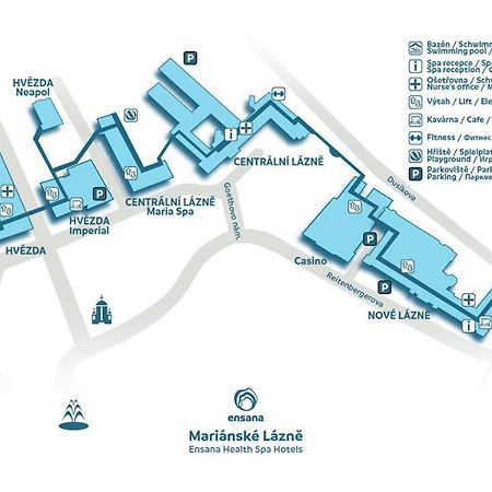 Ensana Centralni Lazne - Maria Spa Mariánské Lázně المظهر الخارجي الصورة